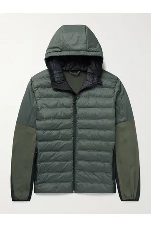 Aztech Mountain Homem Casaco ski - Ozone Panelled Nylon, Stretch-Jersey and Ripstop Hooded Ski Jacket