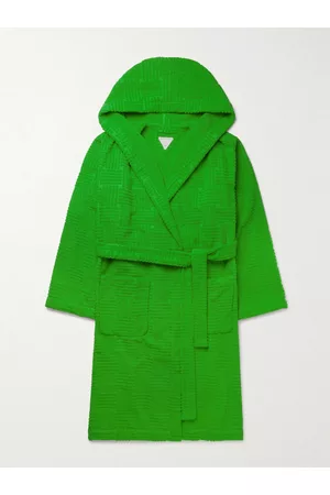Bottega Veneta Homem Roupões de Banho - Intrecciato Cotton-Terry Hooded Robe