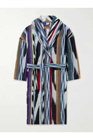 Missoni Home Homem Roupões de Banho - Cotton-Terry Jacquard Hooded Robe