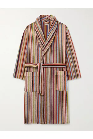 Paul Smith Homem Roupões de Banho - Striped Cotton-Terry Hooded Robe
