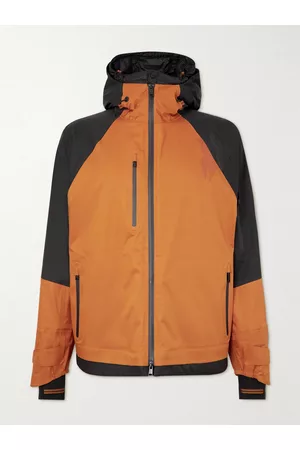 Zegna Homem Casaco ski - Panelled Hooded Ski Jacket