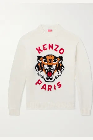 Womens Kenzo black Cotton Icon Tiger Sweatshirt
