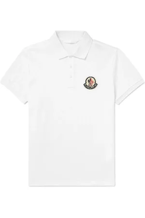 Moncler Logo-Appliquéd Cotton-Piqué Polo Shirt