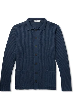Inis Me in Ribbed Linen Cardigan