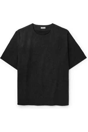 FEAR OF GOD Logo-Appliquéd Wool-Blend Flannel T-Shirt