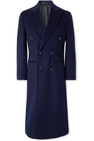 Saman Amel Double-Breasted Wool and Cashmere-Blend Coat