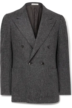 Umit Benan B+ UMIT BENAN B Double-Breasted Wool and Cashmere-Blend Blazer