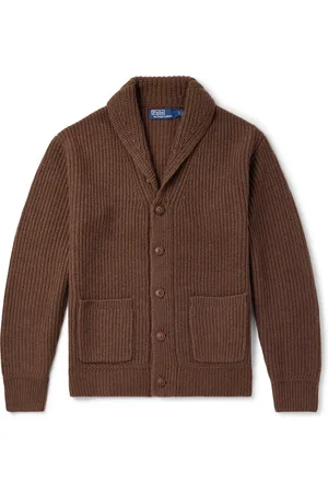 Ralph Lauren Shawl-Collar Wool and Cashmere-Blend Cardigan