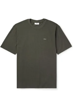 NN.07 Adam 3209 Logo-Embroidered Pima Cotton-Jersey T-Shirt