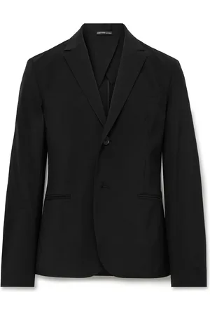 James Perse Performance Slim-Fit Unstructured Cotton-Blend Blazer