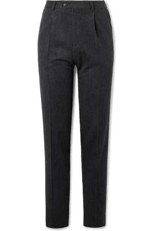Brunello Cucinelli Straight-Leg Pleated Wool and Cashmere-Blend Suit Trousers