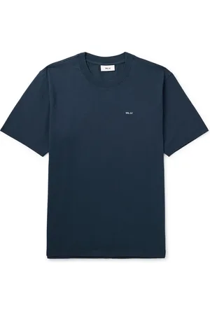 NN.07 Adam 3209 Logo-Embroidered Pima Cotton-Jersey T-Shirt