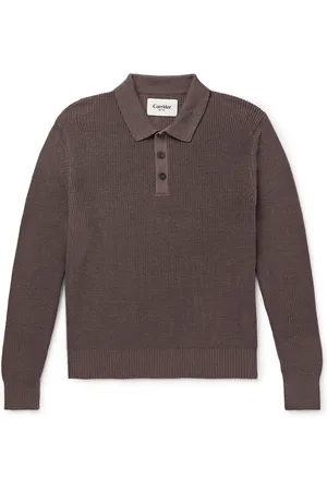 Corridor Ribbed Organic Mercerised Cotton Polo Shirt