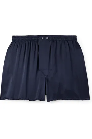 DEREK ROSE Bailey Silk-Satin Boxer Shorts