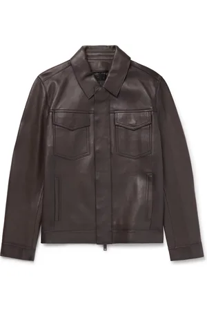 YVES SALOMON Leather Blouson Jacket