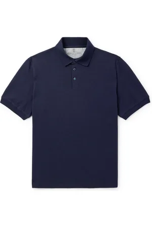 Brunello Cucinelli Slim-Fit Cotton-Piqué Polo Shirt