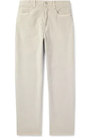 ALTEA Ken Slim-Fit Straight-Leg Stretch-Cotton Corduroy Trousers