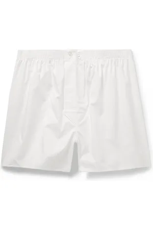 DEREK ROSE Savoy Cotton Boxer Shorts