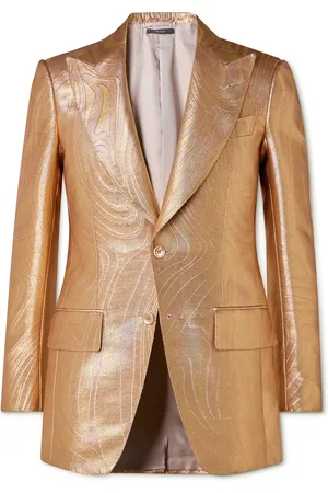Tom Ford Dyllan Dupioni-Jacquard Suit Jacket