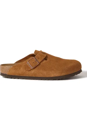 Birkenstock Boston Suede Clogs
