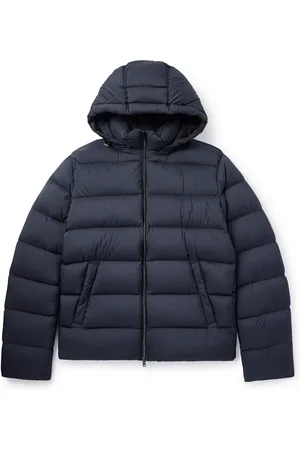 HERNO Quilted Shell Hooded Down Jacket