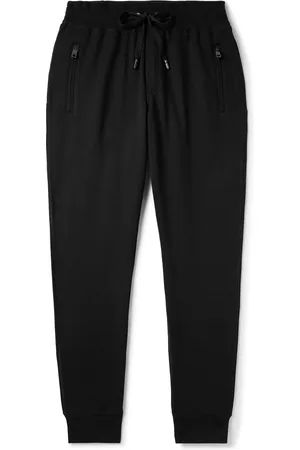 Dolce & Gabbana Logo-Appliquèd Cotton-Jersey Sweatpants