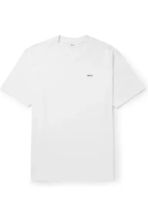 NN.07 Adam 3209 Logo-Embroidered Pima Cotton-Jersey T-Shirt