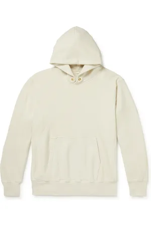 Les Tien Garment-Dyed Cotton-Jersey Hoodie
