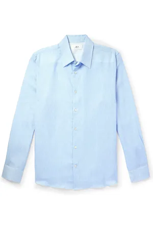 Mr P. Organic Linen-Chambray Shirt