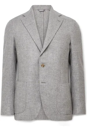 DE PETRILLO Slim-Fit Virgin Wool and Cashmere-Blend Blazer