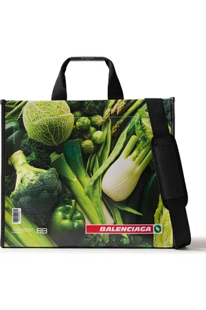 Balenciaga Antwerp Printed Leather Tote Bag