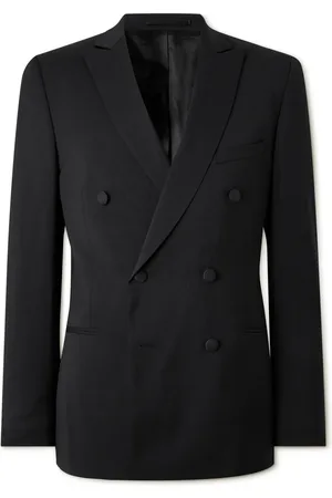 Mr P. Double Breast Wool Tuxedo Jacket