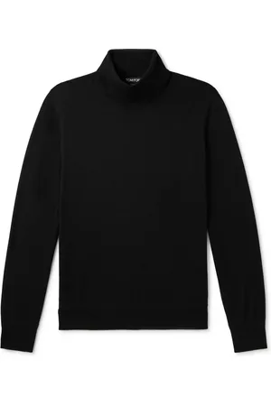Tom Ford Slim-Fit Cashmere and Silk-Blend Rollneck Sweater
