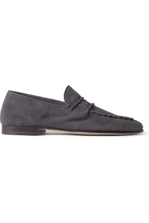 Officine creative Oliver Suede Penny Loafers