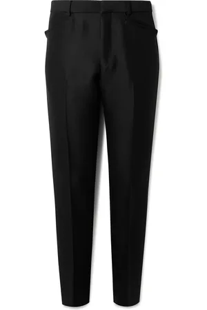 Tom Ford Dyllan Slim-Fit Tapered Wool-Blend Twill Trousers