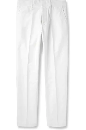 Tom Ford Straight-Leg Brushed Cotton-Satin Trousers