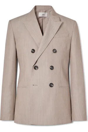 Ami Double-Breasted Wool Blazer
