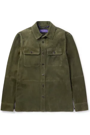 Ralph Lauren Calloway Suede Overshirt