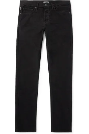 Tom Ford Slim-Fit Cotton-Blend Moleskin Trousers