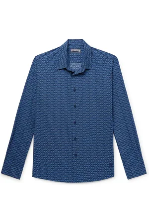Vilebrequin Caracal Printed Organic Cotton-Voile Shirt