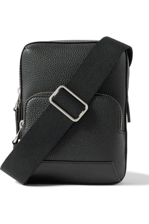 Dunhill 1893 Harness North South Full-Grain Leather Messenger Bag
