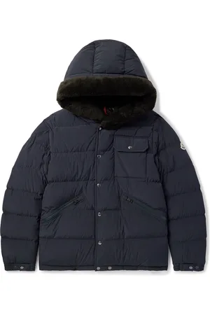 Moncler Marcelettes Faux Shearling-Trimmed Quilted Shell Down Jacket