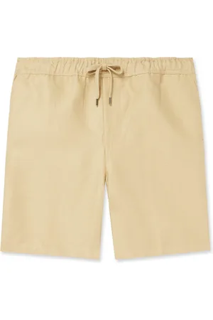 DEREK ROSE Sydney Straight-Leg Linen Drawstring Shorts
