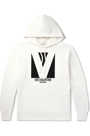 VALENTINO GARAVANI Logo-Print Cotton-Jersey Hoodie