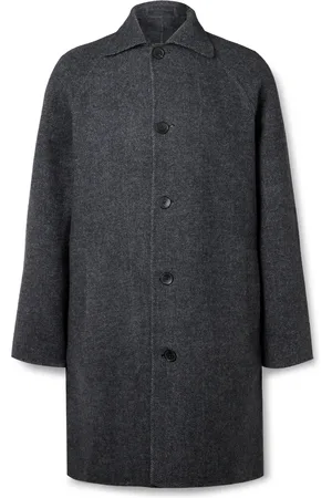 Mr P. Herringbone Wool and Cashmere-Blend Flannel Coat