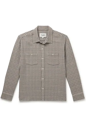 Corridor Checked Cotton-Tweed Shirt