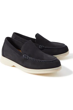 Loro Piana Summer Walk Suede Loafers