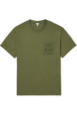 Loewe Logo-Embroidered Cotton-Jersey T-Shirt