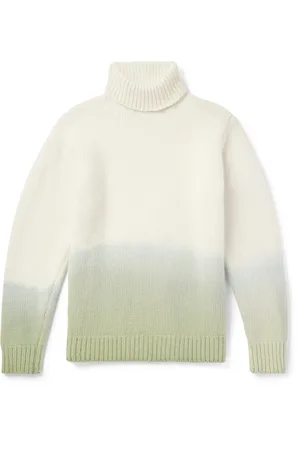 RICHARD JAMES Dip-Dyed Wool Rollneck Sweater