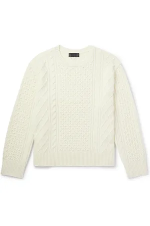 NILI LOTAN Owen Cable-Knit Merino Wool Sweater